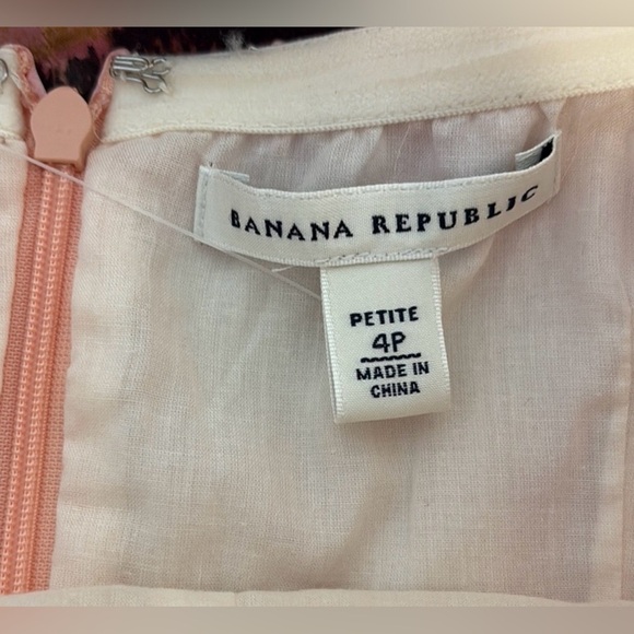 Banana Republic 100% silk strapless mini dress NWT , sz 4 petite - Picture 5 of 8